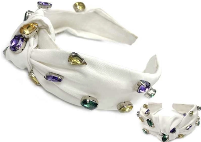 Jeweled Mardi Gras  Headband