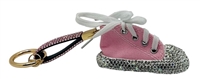 Crystal  Tennis Shoe Keychain/Bag Charm