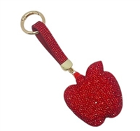 Crystal Apple Keychain/Bag Charm