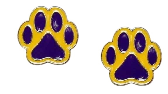 Purple & Gold Tiger Paw