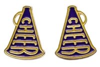 Purple & Gold Megaphone