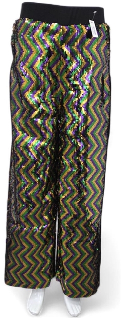 Mardi Gras Palazzo Pants