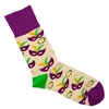 Unisex Mardi Gras Mask Socks