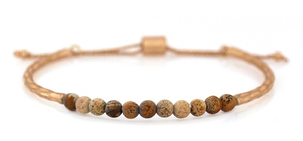 Semi Precious Stone Slide Bracelet