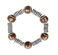 Rubber Football Stretch Bracelet