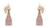 Glitter Champagne Bottle Earrings