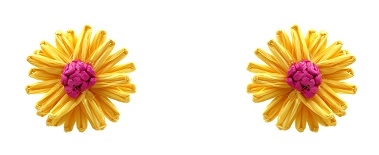 Raffia Post Earrings