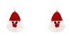 Crochet Santa Earrings