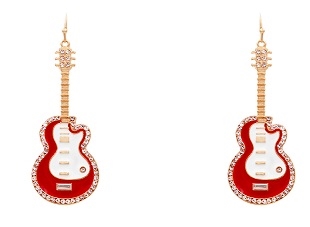 Guitar Earrings