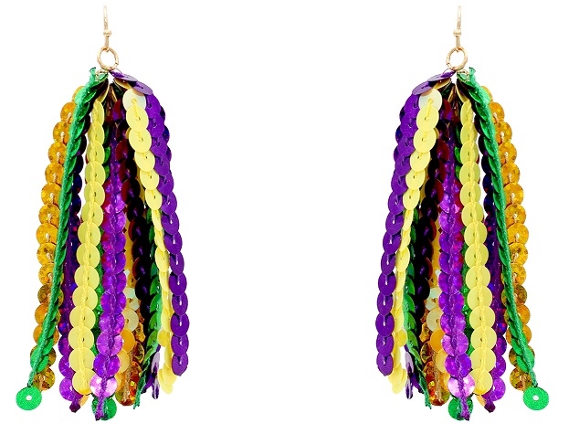 Sequin Drop Earrings