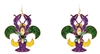 Mardi Gras Crawfish Earrings