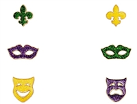 Mardi Gras Set of 3