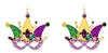 Mardi Gras Tiara Earrings