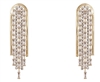 Mixed Stone Chain Drop Earrings
