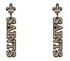 Saints Glitter Earrings