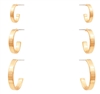 3 PC Hoop Earrings