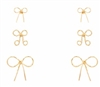 Bow Earrings 3 PC Set