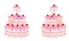 Strawberry Cake Earrings