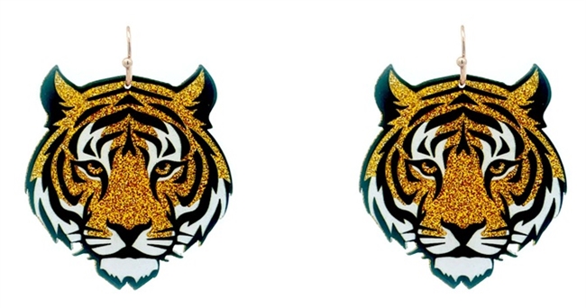Glitter Tiger Face