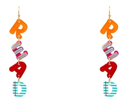 "Read" Earrings