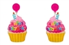 Happy Birthday Cupcake Earrings