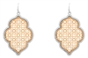 Two Tone Filligree Earrings