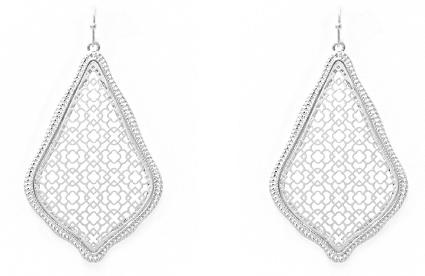 Designer Inspired Filagree Earrings