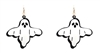 Ghost Acrylic Drop Earrings