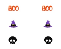 3 PC Halloween Stud Earrings
