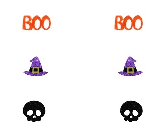 3 PC Halloween Stud Earrings