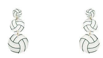Volleyball Drop Earrings