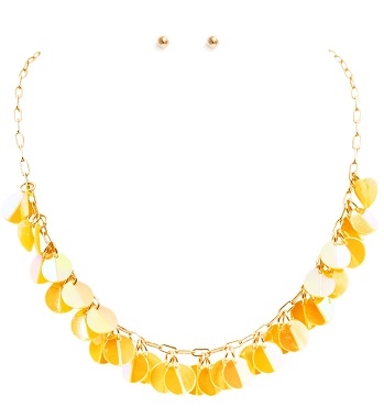 Sequin Dangle Necklace