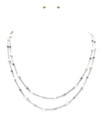 Pearl Layered Necklace