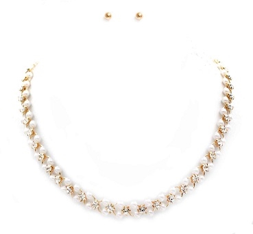 Pearl & Stone Necklace