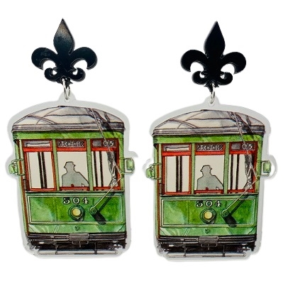 NOLA Streetcar Earrings