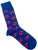 Unisex Red Crab Socks