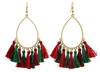 Teardrop Shape XMAS Earrings