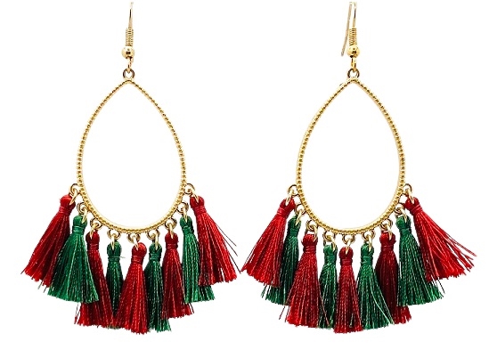 Teardrop Shape XMAS Earrings