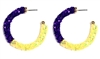 Purple & Gold Glitter Earrings