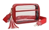 Clear Handbag  W/Tassel
