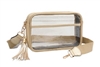 Clear Handbag  W/Tassel
