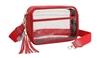 Clear Handbag  W/Tassel