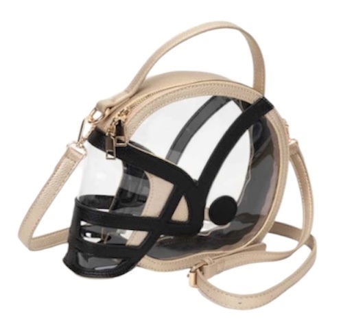 Clear Crossbody Football Helmet Bag