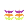 Glitter Bat Drop Earrings