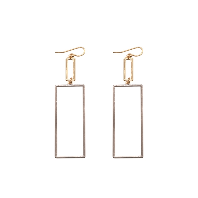 Rectangle Drop Earrings