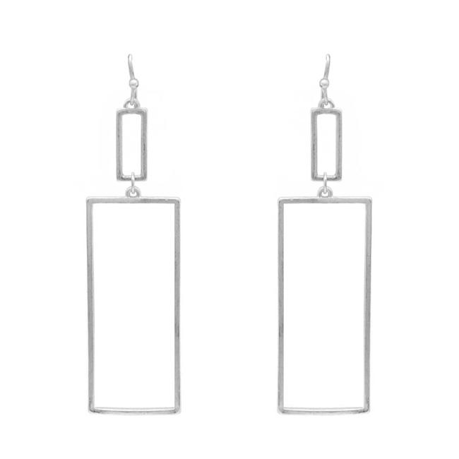 Rectangle Drop Earrings