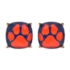 Paw Glass Stud Earrings