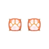 Paw Glass Stud Earrings