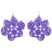 Tiger Fillagree Paw Earrings