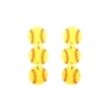 Softball Drop Earrings